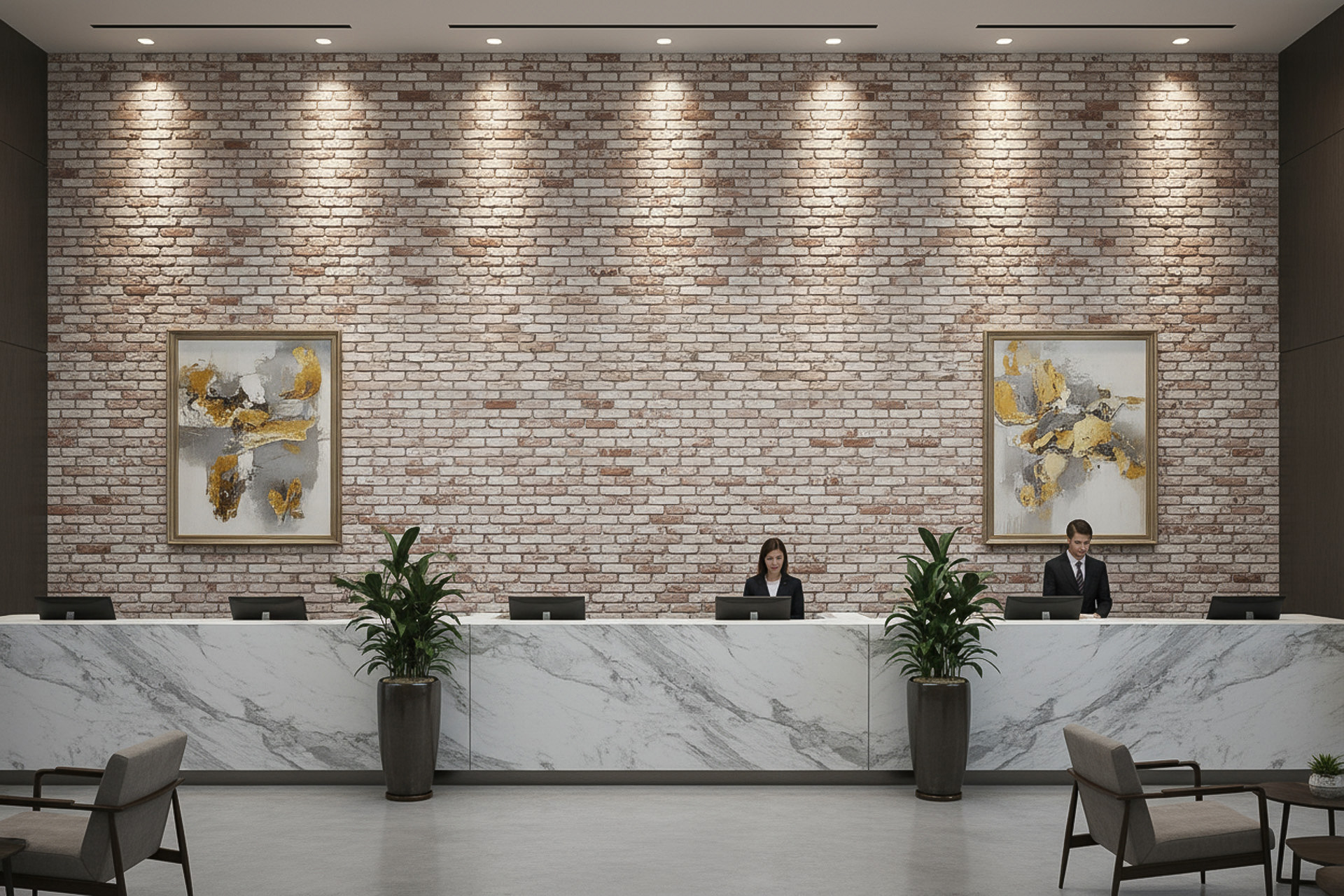 Abbey Brown visualization. Made real with our thin brick selections.