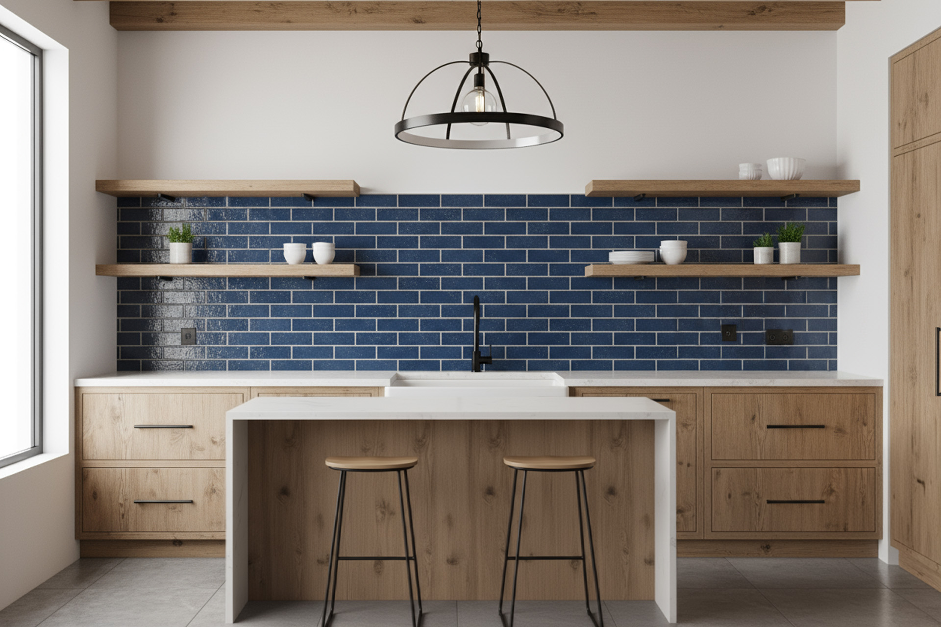 Sea Blue Glossy Iron Mountain® look. Concept render based on actual product.