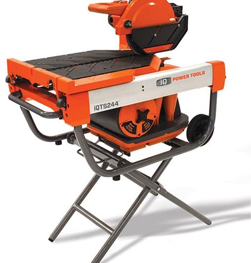 Dry Cut Tile Saw Dustlees 10” Blade w/ Stand - Dust Free, IQTS244