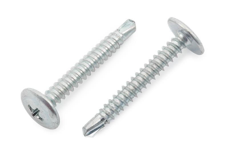 Wafer Self Drilling Screws For Steel Studs, #8-18 x 1-1/4” - Zinc Plated, 5,000 Pcs.