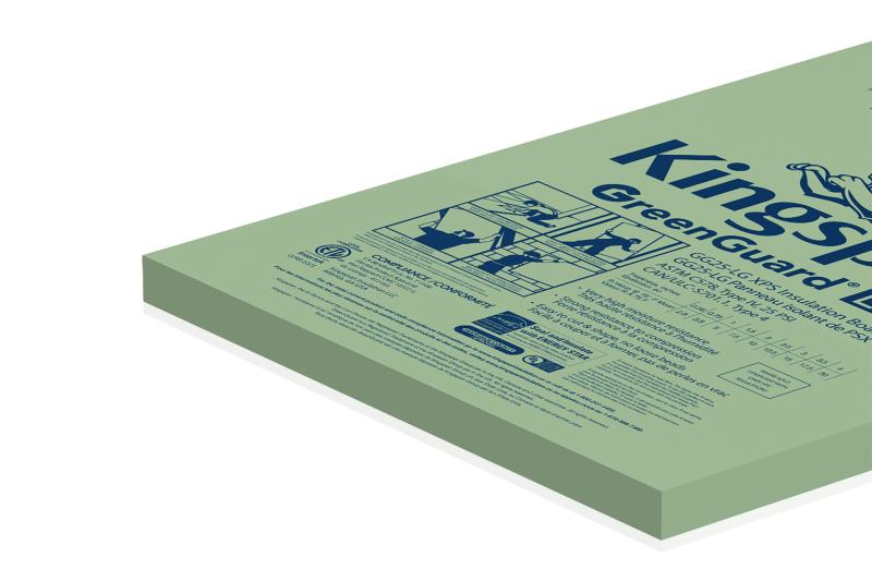 Kingspan GreenGuard® Type IV XPS Insulation Board, Scored