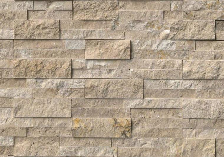 Natural Stone Panel, Durango Cream Splitface