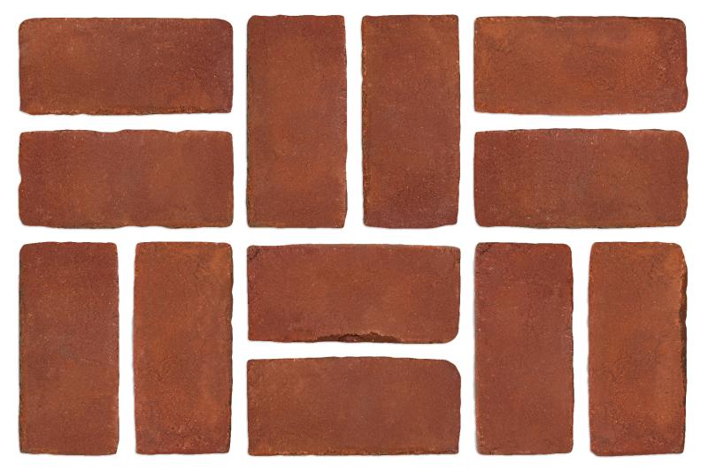 Vermillion Machine Molded Pavers